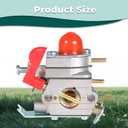 Carburetor Kit 530071811 Replacement for Poulan Pro PP025 PP125 P4500 P4500F PP258TP PP25E C1U-W19 358.791530 25cc