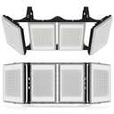 chhmlmszm Stadium Lights Outdoor Led Flood Lights (600W*2 60000LM 6000K IP66 Super Bright Floodlight with Wider Lighting Angle for Garage,Garden,Lawn,Yard,Parking Lot