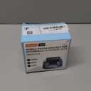 360 Degree Rotation Dashboard Phone Holder for Car, Anti-Slip Grips & One-Hand Operation Car Cell Phone Mount with Adjustable Spring Clip, Compatible with iPhone Samsung All Smartphones (Black)