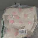 Pink 17.5" D x 20.8" H Pom Pom Basket Bin Large Cotton Canvas Laundry Hamper Baby Girl Laundry Basket Storage, Baby Nursery Hamper for Nursery Playroom Home Room Organizer Decor