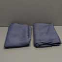 Denim Blackout Curtains for Bedroom Living Room 54 Inch Length 2 Panels Set, Soft Solid Thermal Insulated Room Darkening Curtains Drapes, Modern Rod Pocket Design, Denim, 2PCS Each 40"Wx54"L