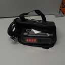 R8 Tire Inflator Portable Air Compressor, DC 12V Air Compressor Portable with Large Dual Digital Screen, 3X Faster Inflation Air Pump for Car, Bike, Ball, Motor (Red)