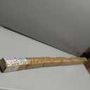 Bokon 2 Pieces White Fiberglass Blind Wand Vertical Blinds Stick Replacement with Hook and Handle for Window Opener Accessory(48 Inch)