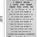 CPLJW 10 Year Anniversary Card Gifts for Women, Ten Tenth Anniversary Romantic Gifts for Him, 10th Wedding Wallet Card Gift