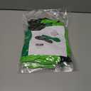 2 x Lime Green Black Silver Balloon Garland Arch Kit - Green Black Balloons Saint Patrick's Day Balloons for Birthday Baby Shower Graduation Soccer Video Game Jungle Safari Party Decorations