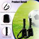 10IN Cow Bells with Wrist Strap Large Cheering Cowbells for Sporting Events Solid Metal Noise Makers Hand Bell Chimes for Football Games, School Parties, Graduations, Percussion Musical Instruments
