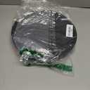 Turntable Vanity Tray 10 Inch for Perfume Candle, Bamboo Kitchen Sink Countertop Organizer Keep Glass, Sponge and Soap Bathroom Coffee Table Decorative Black (VFLZ)