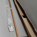 Evergreen Flag 56" Solid Wood Flag Pole with Holder and Anti-Wrap Tube for 3'x5' Estate Flag with Pole Sleeve, Outdoor Weatherproof Use for Residential or Commercial