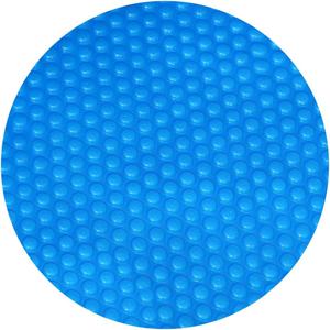 YUEWO Round Solar Cover, Blue 8 Foot Heat Retaining Solar Blanket Pool Heater Cover for for Above-Ground and In-Ground Pools Hot Tub Spa