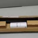 Amazon Basics Adjustable Curtain Rods for Windows, Round Finials, 1-Inch Rod, 36" to 72", Black, Pack of 2