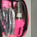 THINKWORK Car Detailing Kit Interior Cleaner, Car Cleaning Kit with 8000PA Cordless Pink Handheld Vacuum Cleaner, Car Interior Detailing Brush Set, Pink Car Accessories, Gift for Women