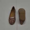DREAM PAIRS Womens Comfortable Ballet Dressy Work Flats, Round Toe Slip on Office Shoes (11, Leopard)
