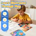 JoyCat Science Paper Circuit Kit for Kids Ages 8-12, STEM Toys with Glow Vibrate Spin Modes, Educational Electronics Kit with 18 Fun Theme for Boys & Girls, DIY Paper Card for Birthday Christmas Gift