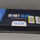 Sidney Sleep Pillow for Side and Back Sleepers - Comfort for Neck and Shoulder Pain - Adjustable Contour Fill - Queen Size - Extra Fill Included (White) (Queen (Pack of 1))