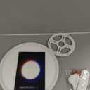 RGB LED Flush Mount Ceiling Light with Remote, 12 Inch Color Changing Light Fixture Dimmable 3000K-6500K, 24W Thin Round Ceiling Light for Bedroom Kids Room Living Room