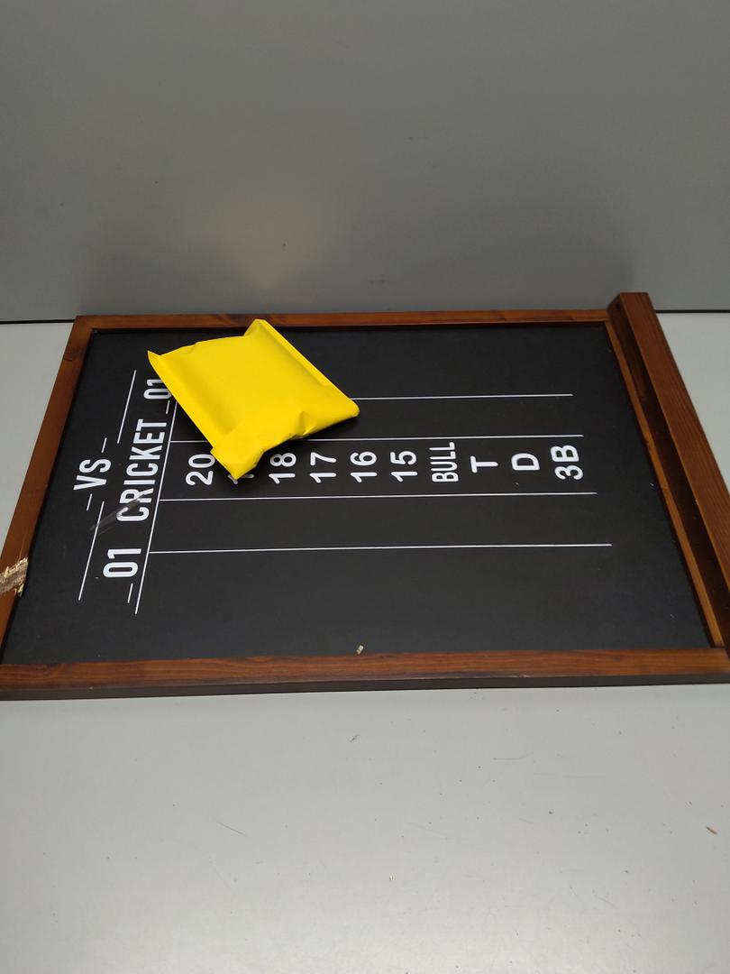 Play Platoon Dart Scoreboard & Darts Holder Wall Mount - Wood Score Board, Professional Darts Accessories, Dart Holder