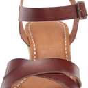 Amazon Essentials Women's Ankle Strap Espadrille Wedge Sandal 8