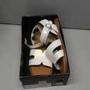 SM New York White Sandals
, Size 4