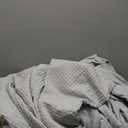 Bedsure Cooling Cotton Waffle Queen Size Blanket - Lightweight Breathable Summer Blanket of Rayon Derived from Bamboo for Hot Sleepers, Luxury Throws for Bed, Couch and Sofa, Grey, 90x90 Inches
