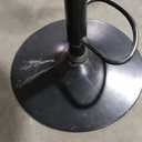 YaFiti Swivel Bar Stools for Kitchen Counter, Adjustable Bentwood Barstools, Modern PU Leather Upholstered Bar Stool with Back and Footrest, for Bar, Kitchen, Dining Room (Black 1PCS)