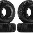 INJORA 1.3" XHX Pin Tires for TRX4M SCX24, 72 * 24mm, S5 Compound, 4PCs(T1321)