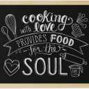 U Brands Chalkboard, 18" x 24" Inches, Light Birch Wood Frame (310U00-01)