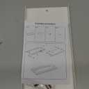 Napkin Holder for Bathroom, Guest Towel Holder Tray for Bathroom, White Guest Napkin Holders with Golden T-Handle, Disposable Hand Towel Tray for Guest Room, Table, Kitchen