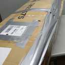 6.5ft Green Flocked Hinged Artificial Christmas Tree w/Metal Stand Green