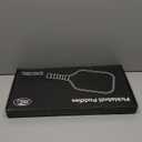 Pickleball Paddle - 16mm T700 Raw Edgeless Carbon Fiber Pickleball Paddle, Great Grit & Spin Rackets Set with Power, Control and Balance, 1 Cover Bag