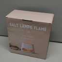 SALKING 2-in-1 Ultrasonic Essential Oil Diffuser & Himalayan Salt Lamp, Aromatherapy Diffuser Cool Mist Humidifier with Auto Off Function, 100% Pure Himalayan Pink Salt Rock, 150ml (Wooden Grain)