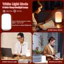 670nm Red Light Night Light for Sleep with Timer, Rechargeable, Dimmable, Sleep Aid Lamp Blue Light Blocking for Improve Sleep, Deep Relaxation, Meditation, Yoga
