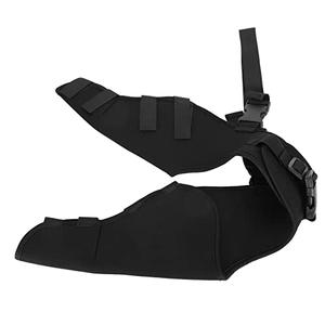 CHICIRIS Pet Dog Hind Legs Protector, Dog Elastic Knee Pads, Waterproof and Breathable, All Breeds Suitable, Black XL, for Walking, Running, or Fitness Recovery