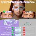 Vvinca Kids Goggles with Comfort Fabric Strap, Kids Swim Goggles Wide View Anti-Fog/UV No Leaking Swimming Goggles for 3-14
