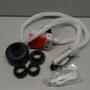 FEEDRON Automatic Fuel Transfer Pump with Auto-Stop, 51'' Extra Long Hose, 3.2 Gallon per Min, Battery or USB Powered, 4 Can Adapters, Fast and Safe Portable Gas Can Pump for Oil, Diesel,Gasoline.