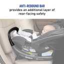 Graco SnugRide SnugFit LX Infant Car Seat, Baby Car Seat with Anti-Rebound Bar for Extra Safety, SnugLock Easy Install Carseat, 1-Hand Adjustable Handle, No-Rethread Harness, Baby Essentials, Pierce Manufactured Date: Jan. 8, 2026