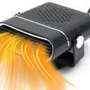 Car Heater 12v 150W Portable Car Heater for winter, Portable Auto Heater, Car Heater Fan with 2 in 1 Fast Heating/Cooling for Car Defroster Windshield Fast Defogger with Cigarette Lighter Plug (Black)