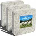 Nicunom 3 Pack Needle Felting Mat, Natural Wool Needle Felting Pad, 6x6x1 inch Felting Block for DIY Craft Felting Wool Projects, Thick and Firm