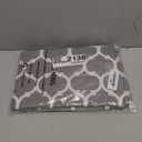 Vinyl Tablecloth with Flannel Backing-6 Pack Moroccan Grey 60x84 Inch Waterproof Rectangular Plastic Table Cloths-Wipeable Heavy Duty Oilcloth for Outdoor Picnic Party Camping Dining