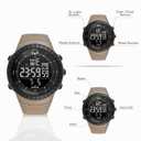 L LAVAREDO Mens Digital Watch Sports Military Watches Waterproof Outdoor Chronograph Wrist Watches for Men with LED Back Ligh/Alarm/Date
