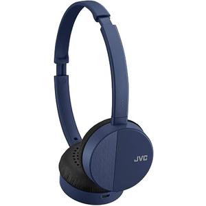 JVC HA-S23W Wireless Headphones - On Ear Bluetooth Headphones, Foldable Flat Design, 17-Hour Long Battery Life (Blue)