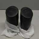 Car Trash Can, 2 Packs Mini Car Trash Bin with Lid, Leakproof Cup Holder Car Garbage Can with 60 Trash Bags, Vehicle Front Back Seat Organizers and Storage for Car, Home, Office, Black