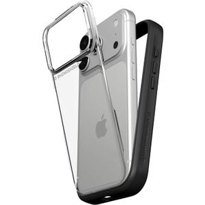RhinoShield Phone Case Compatible with iPhone 17 Pro | Mod NX - Modular Protective Bumper Case with Backplate, Shockproof with Military Grade Drop Protection - Black