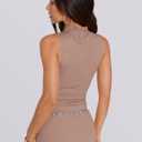 UEU Womens Skirt Set 2 Piece Outfits Summer Trendy Crop Sleeveless Tank Top High Waist Bodycon Maxi Long Dress Sets (L)