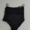 SUUKSESS Women Sexy Square Neck Thong Bodysuit Backless Cami Bodysuit Top (Small, 01 Black)