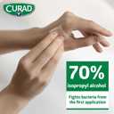 Curad Alcohol Prep Pads (Pack Of 4 Boxes) | 400 Pieces Of Medium Isopropyl Alcohol Wipes Individually Wrapped | First Aid Alcohol Swabs For Cuts & Scrapes | Medical Alcohol Pads For General Cleansing