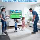 [for Switch 2/1] 4 Pack Tennis Rackets for Nintendo Switch 2 (2025),Game Accessories for Mario Tennis Aces,Handle Grip Holder for Switch 2/Switch Controller Support Other Tennis Game for JoyCon (Blue,Orange,Black,Black)