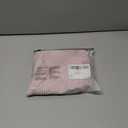 Women's Striped Button Front Flared Camisole Tops Shirred Spaghetti Strap Tank Top (Pink, M)