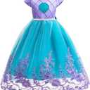 Dressy Daisy Princess Mermaid Costume Fancy Dress Up for Toddler Little Girls Halloween Birthday Party Outfits Size: 110