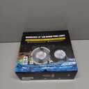 Pool Lights for Inground Pool, 1.5 Inch LED Color Inground Pool & Spa Light, IP68 Waterproof Nicheless Pool Lights, AC12V, 50 ft Cord, Remote Control (Controller Not Supported)