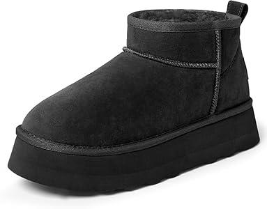Snow Boots for women, Platform Mini Boots for women Comfortable and Furry